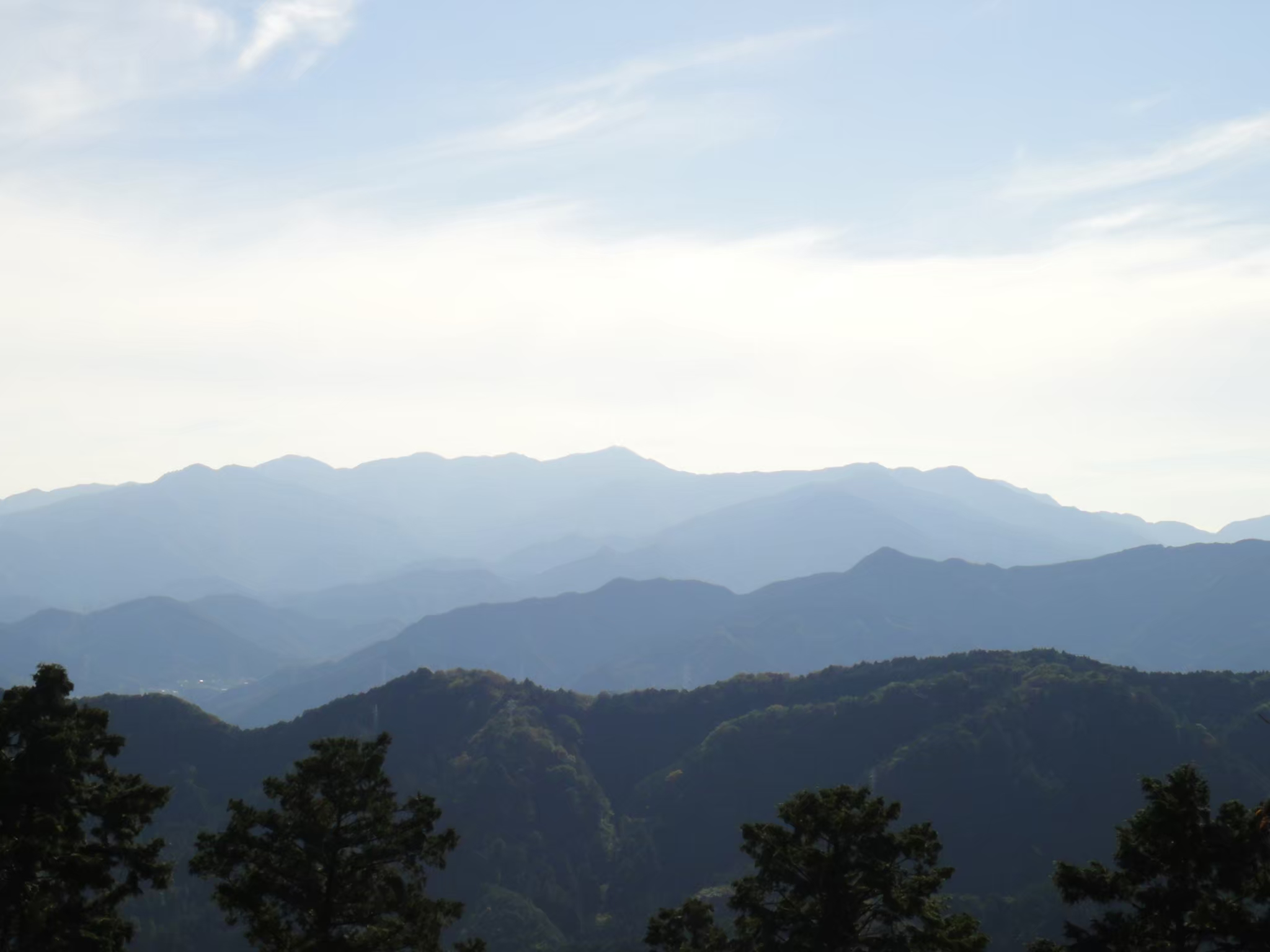 頂上からの景色